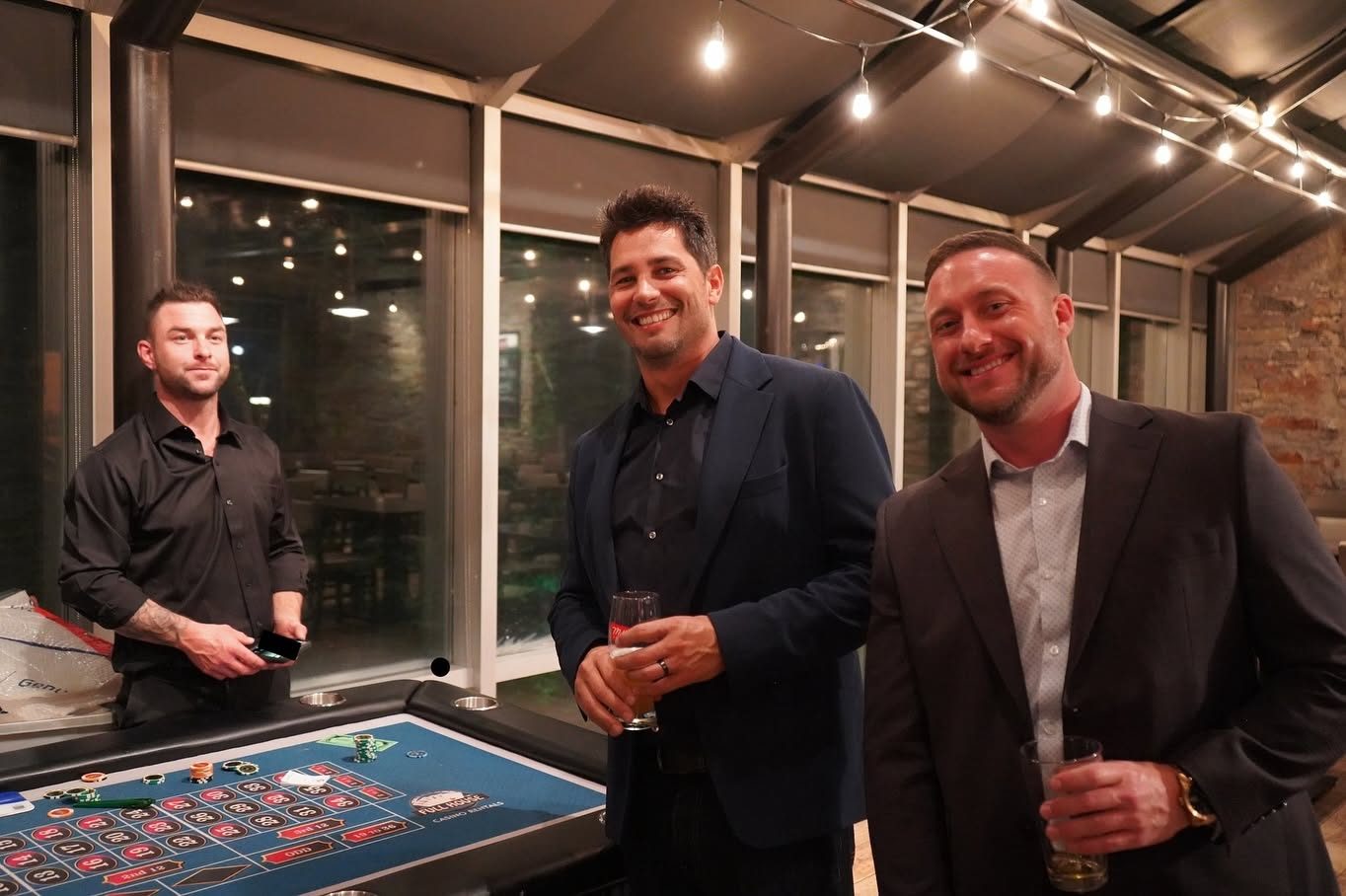 Casino night table with professional dealer in Ottawa