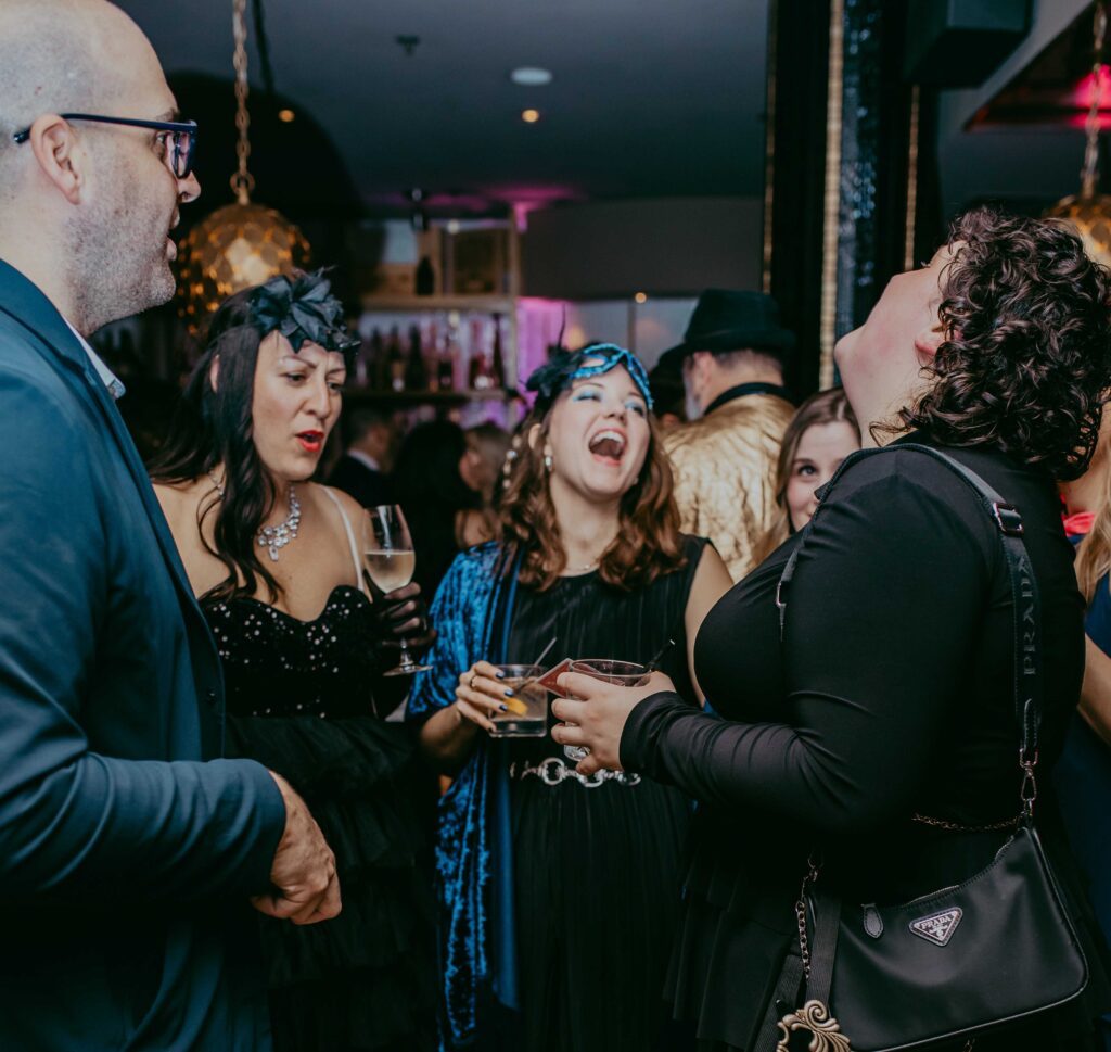 Wedding reception guests enjoying an Encore Talent event in Ottawa
